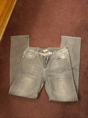 Paris Blues Women's Straight Leg Gray Jeans